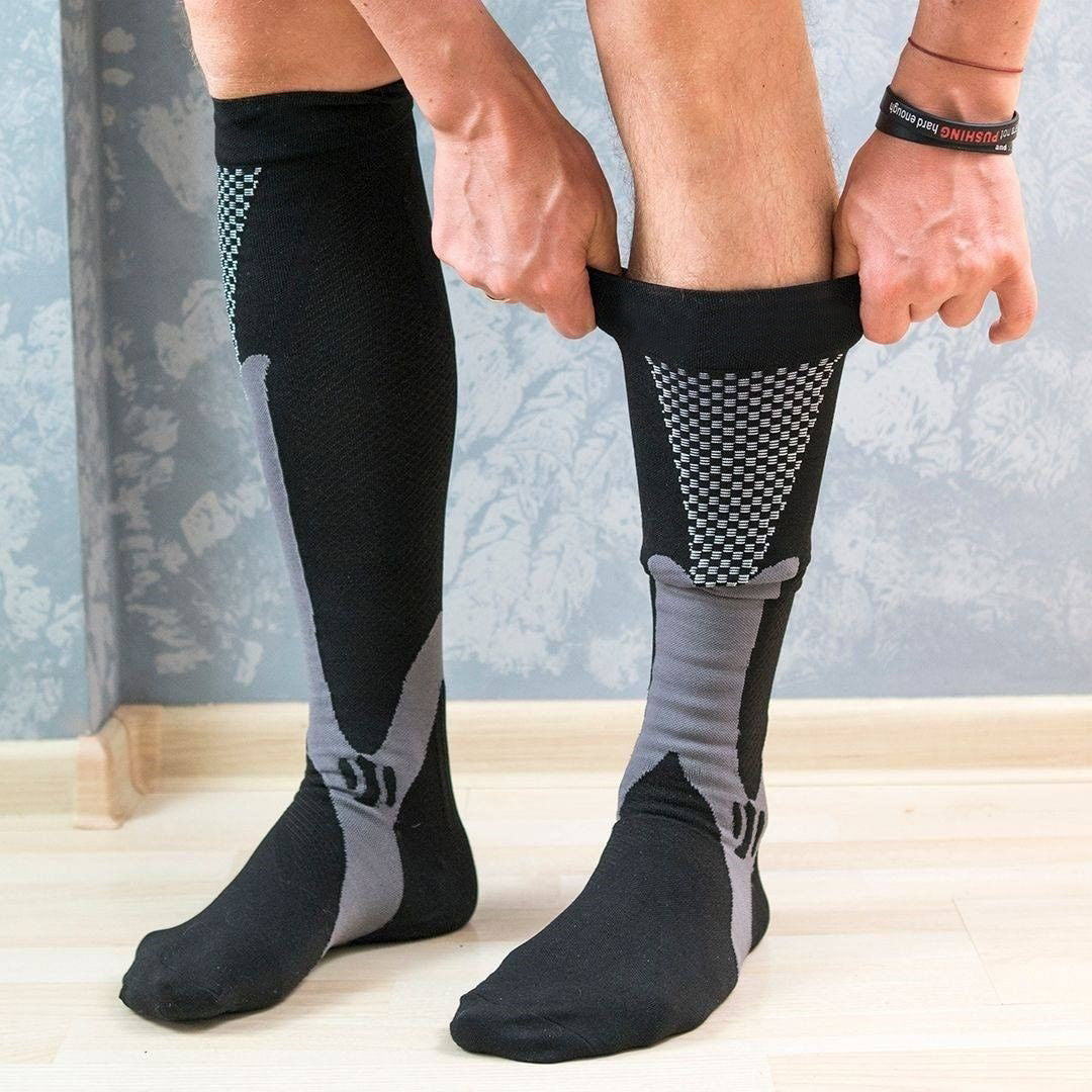 Compression Socks 20-30 Mmhg,open Toe,stocking-effective For Varicose  Veins,optimal Support For Running,sports,blood Circulation - Stockings -  AliExpress